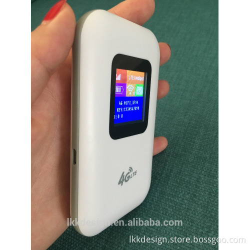 LCD 4G LTE Wireless FDD TDD WCDMA Router Slim Battery Router Modem B20